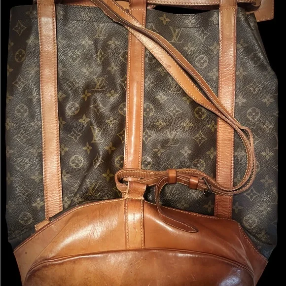 Louis Vuitton Monogram Randonnee GM Shoulder Bag Backpack